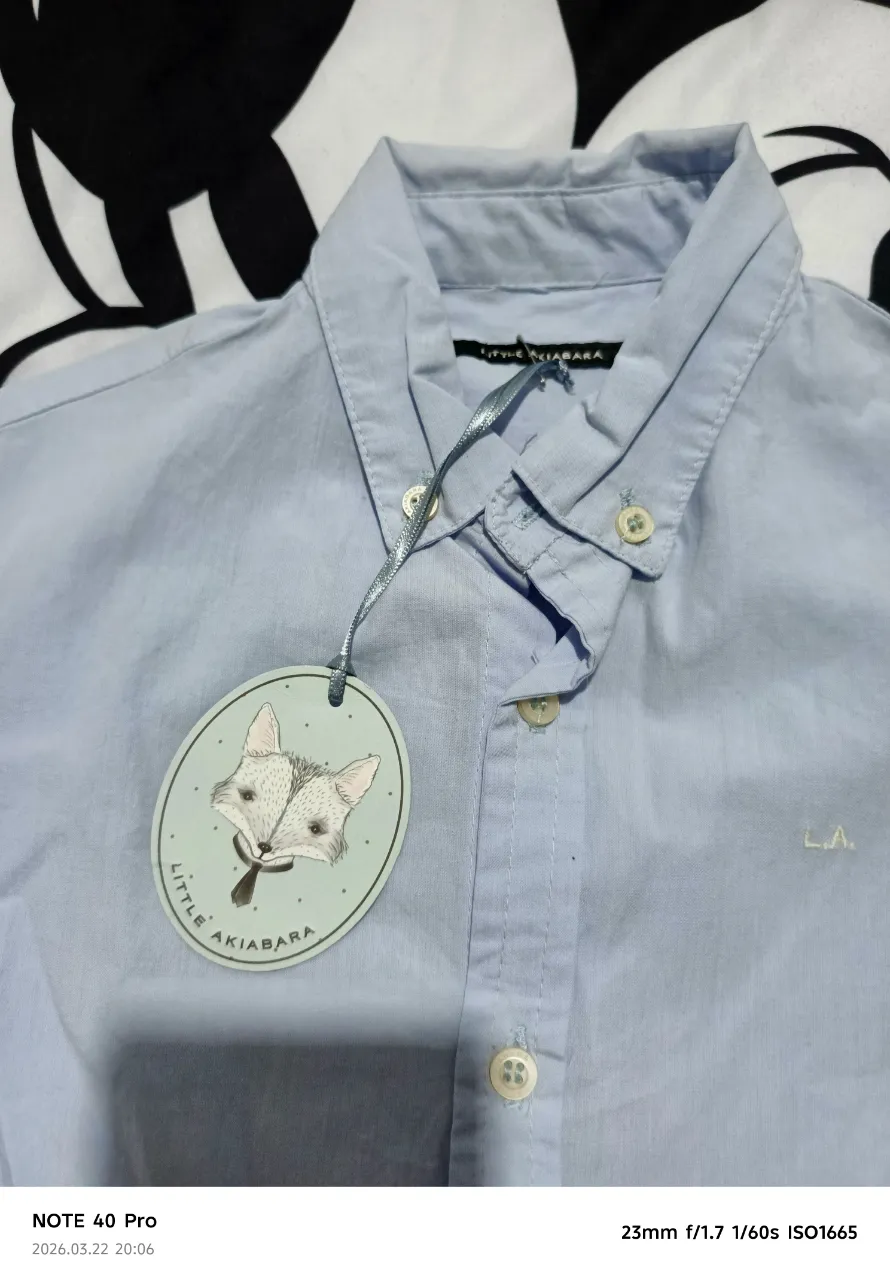 Camisa manga larga Little akiabara - Vista 2