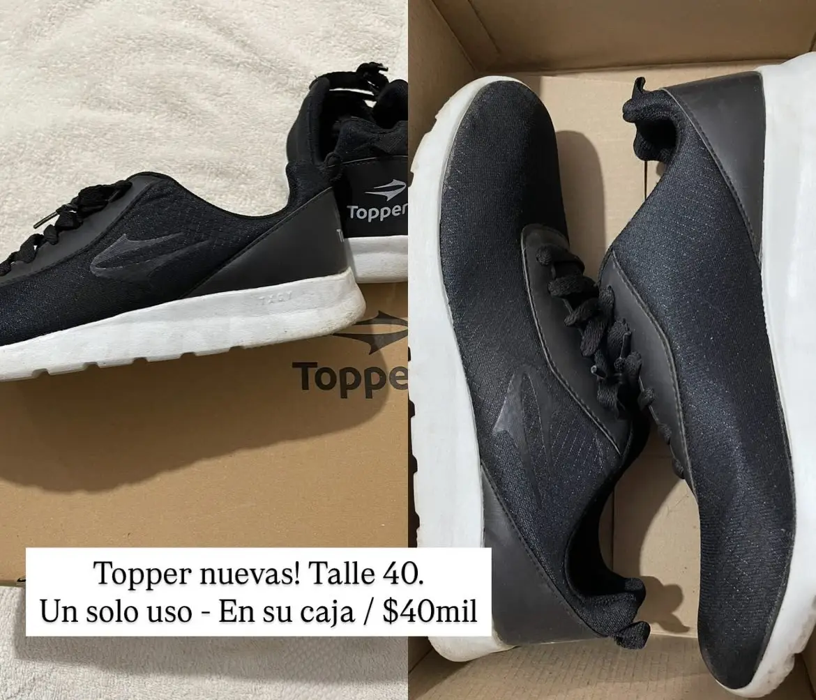 Zapatillas Topper nuevas, talle 40. En su caja. Ideales para uso diario o deportivo.