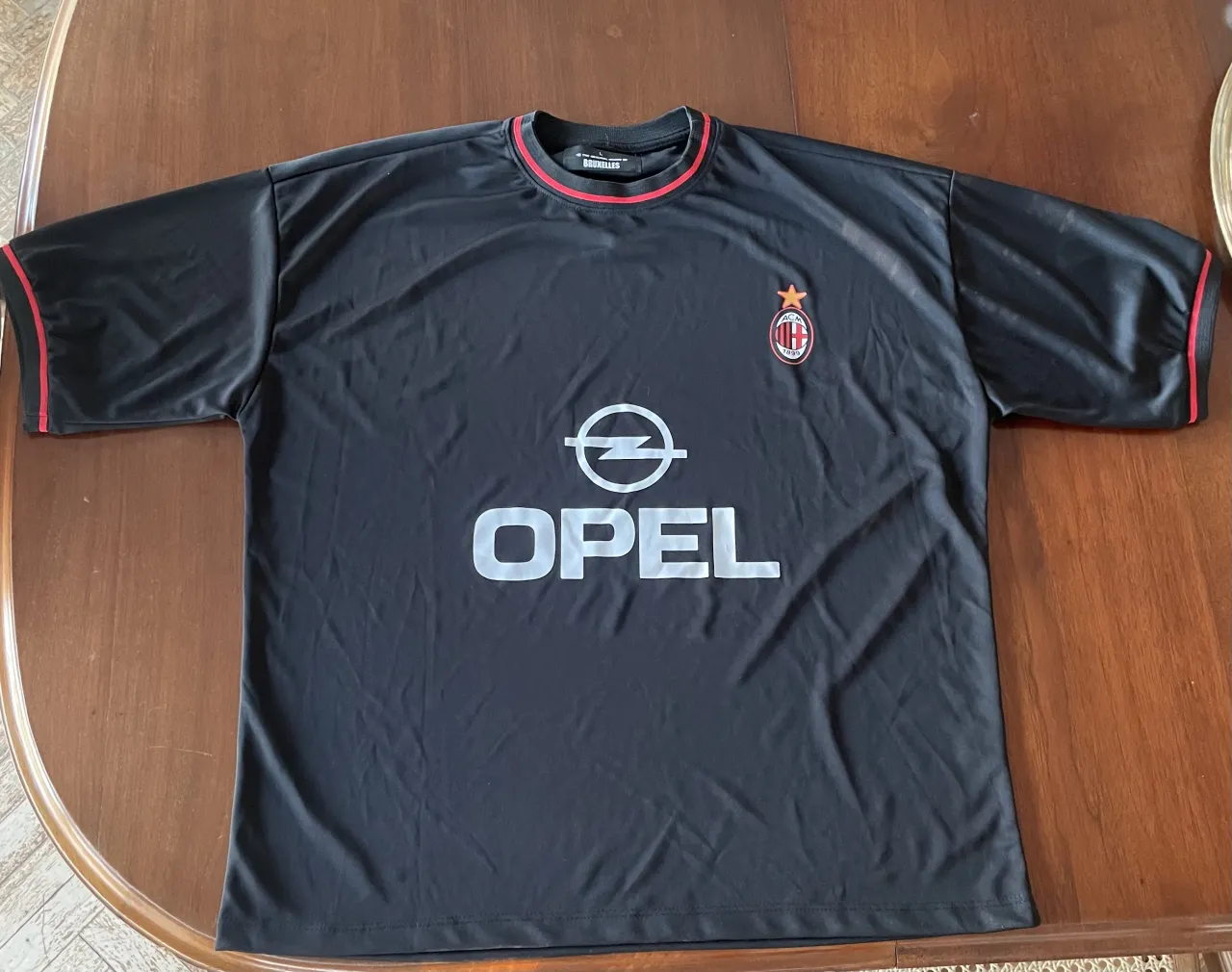 Camiseta De fútbol Milán Opel Sin Uso Bruxelles Talle L