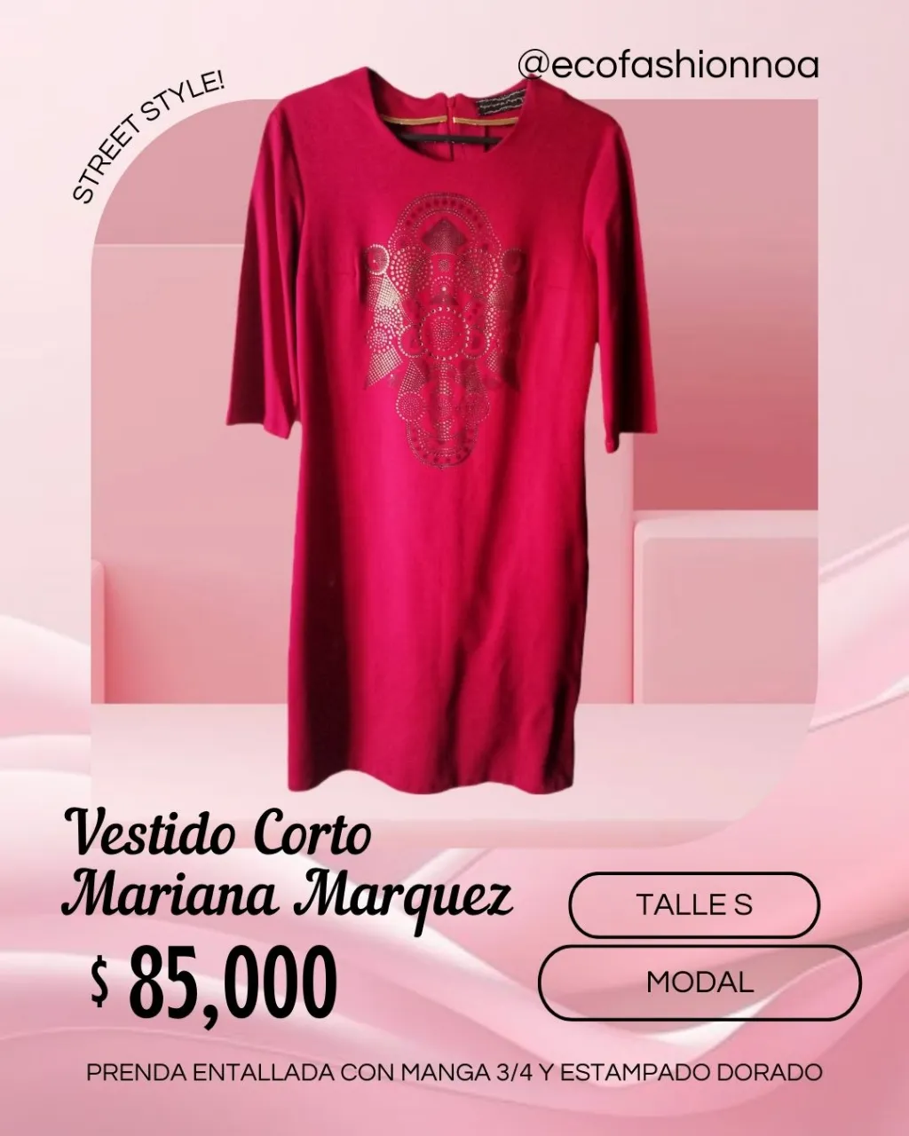 Vestido Mariana marquez