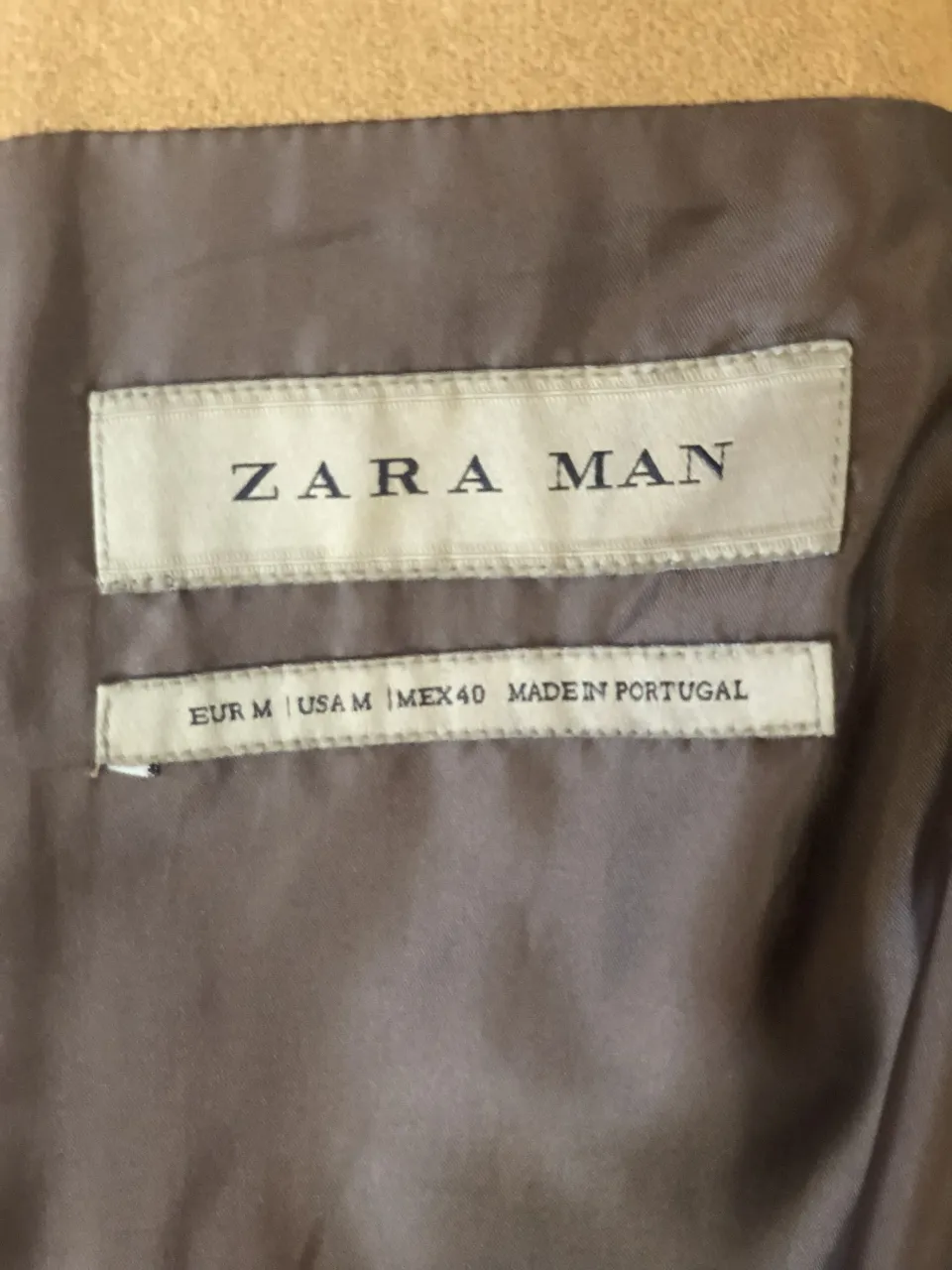 Tapado Zara Man - Vista 4