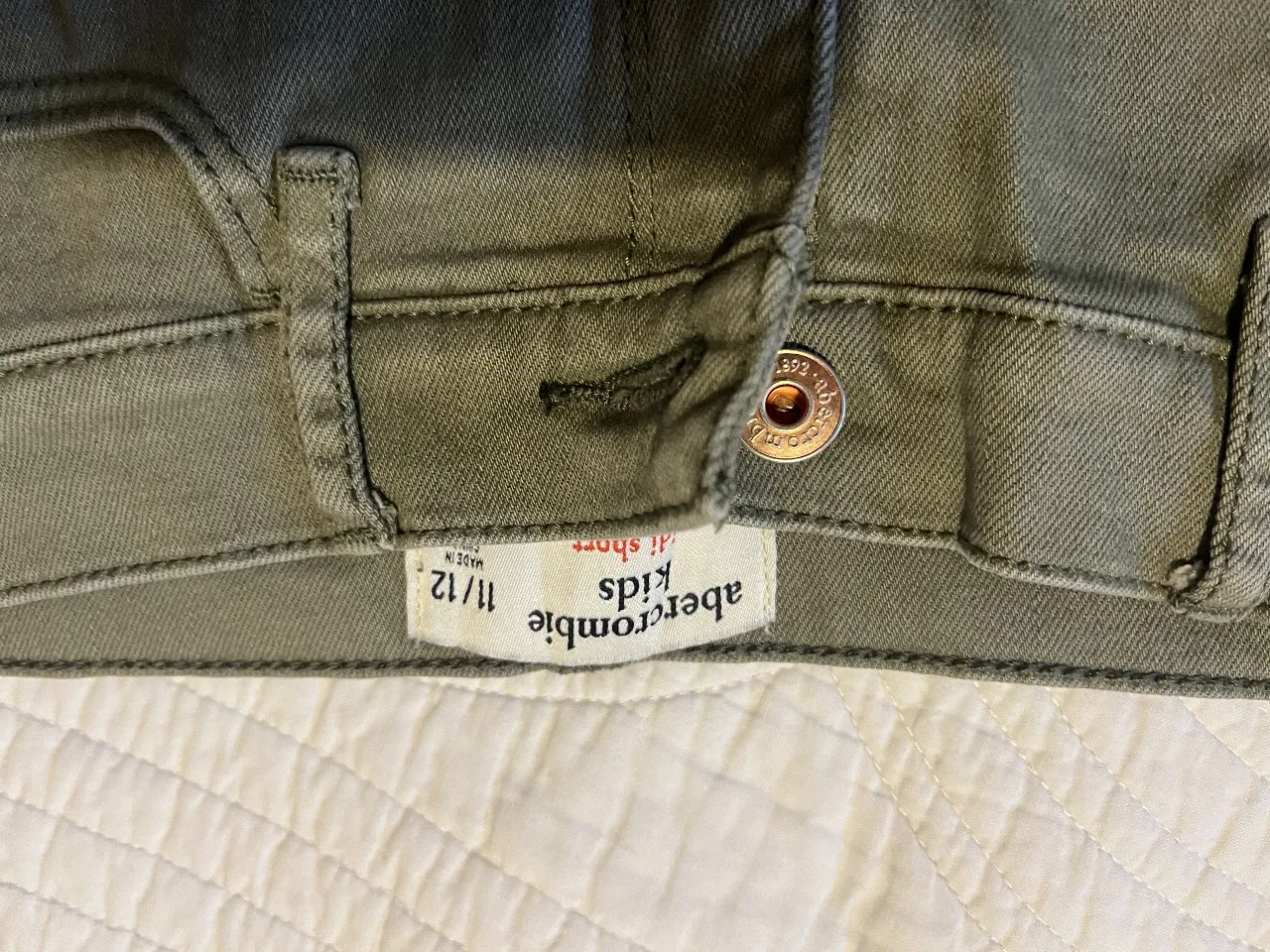 Short de jean abercrombie kids - Vista 2