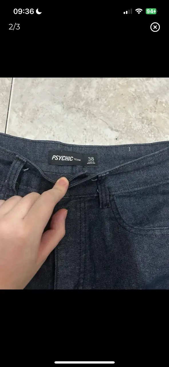 Short PSYCHIC DENIM - Vista 2