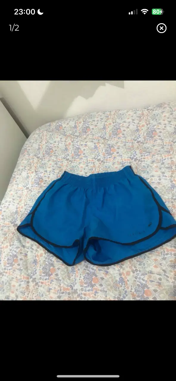 short de 47 street con un solo uso, en perfecto estado. talle 1. tela que no cede. 30cm de cintura, sin estirar el elástico, largo 27cm, ancho de cadera 47cm.