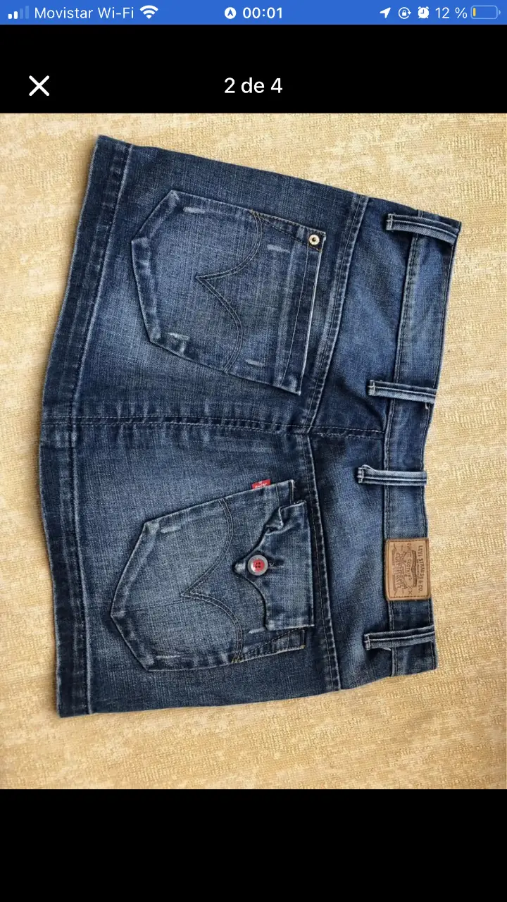 Minifalda Levi's - Vista 2