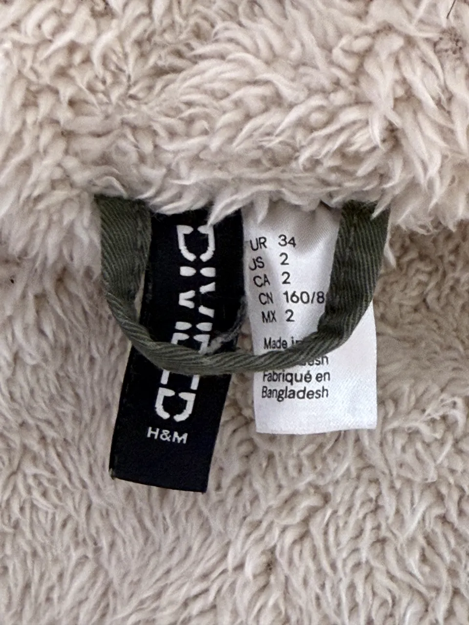 Campera H&M - Vista 3