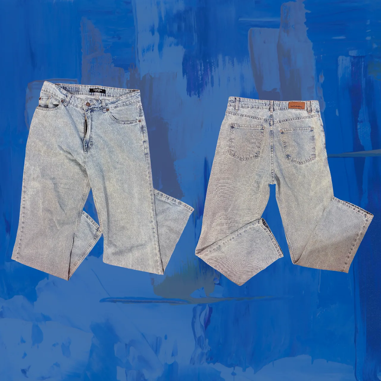 Jeans de mujer, corte boyfriend, con un lavado claro y efecto gastado. 