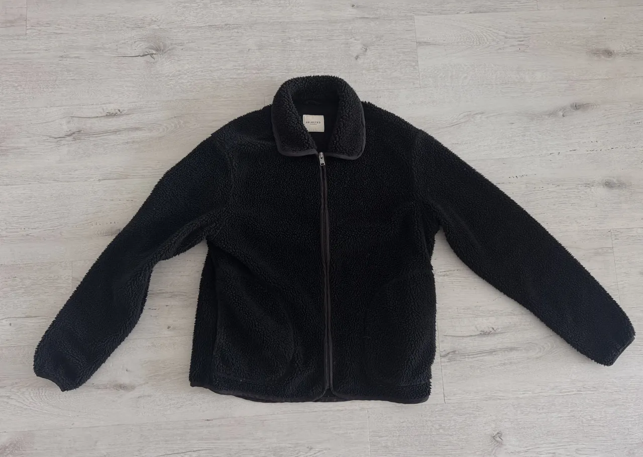 Campera de micropolar negra HOMME