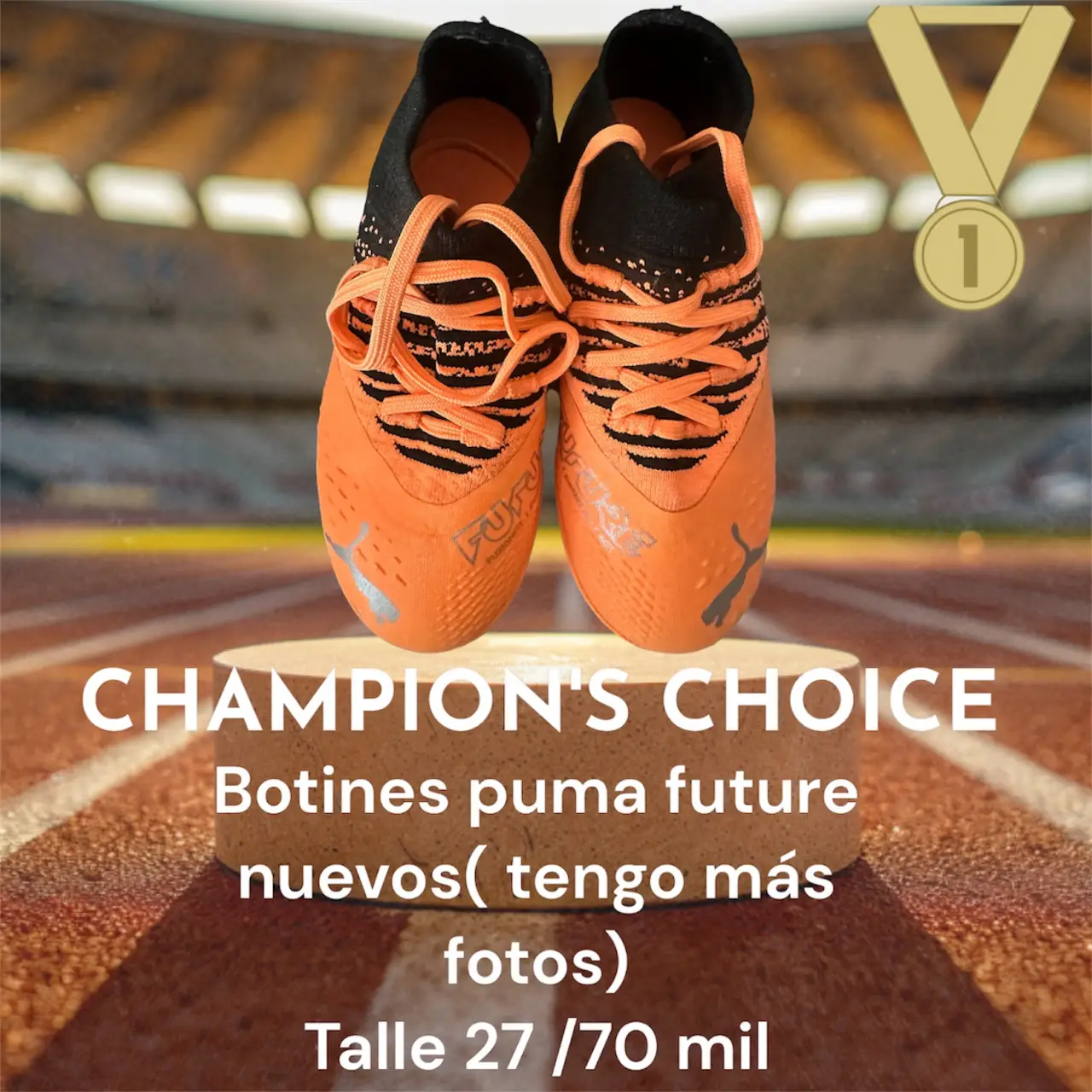 Botines de fútbol Puma Future, nuevos. Talle 27. Ideales para jugar en césped sintético o natural. Diseño moderno y cómodo. Niño!!!!!