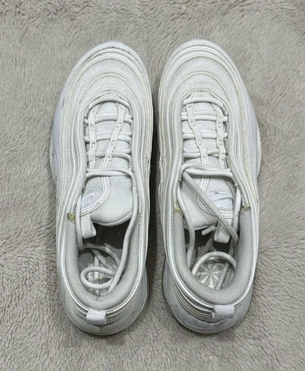 Zapatillas Nike Air Max blancas, talle 9.5 US. 