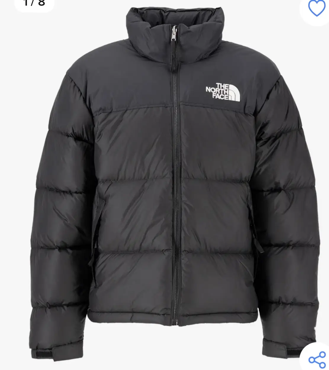 Campera de pluma negra The North Face, ideal para el invierno. Abriga y es super canchera.