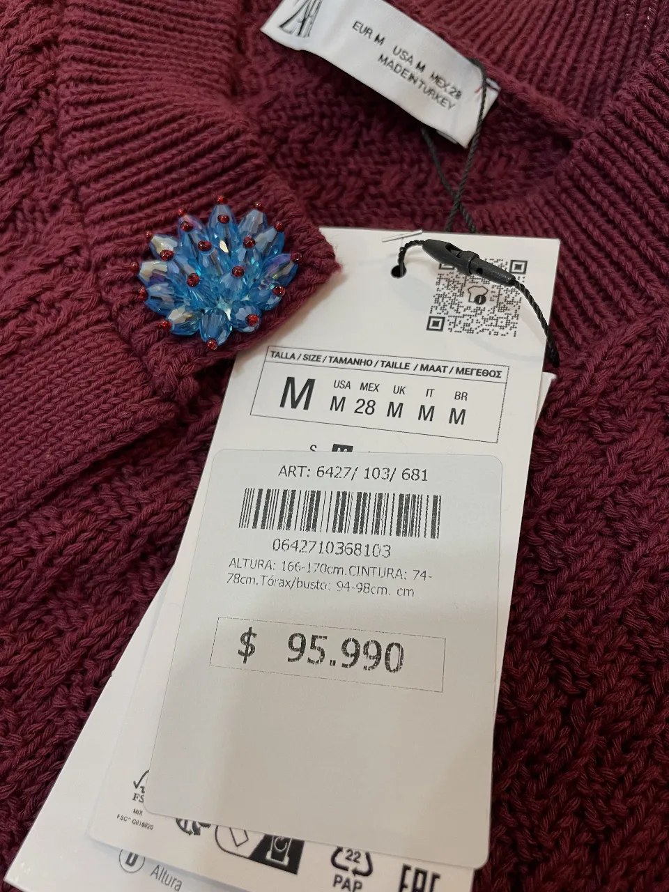 Cardigan Zara - Vista 4