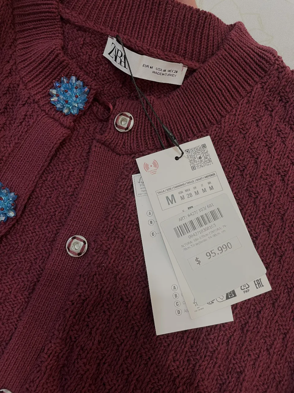 Cardigan Zara - Vista 3