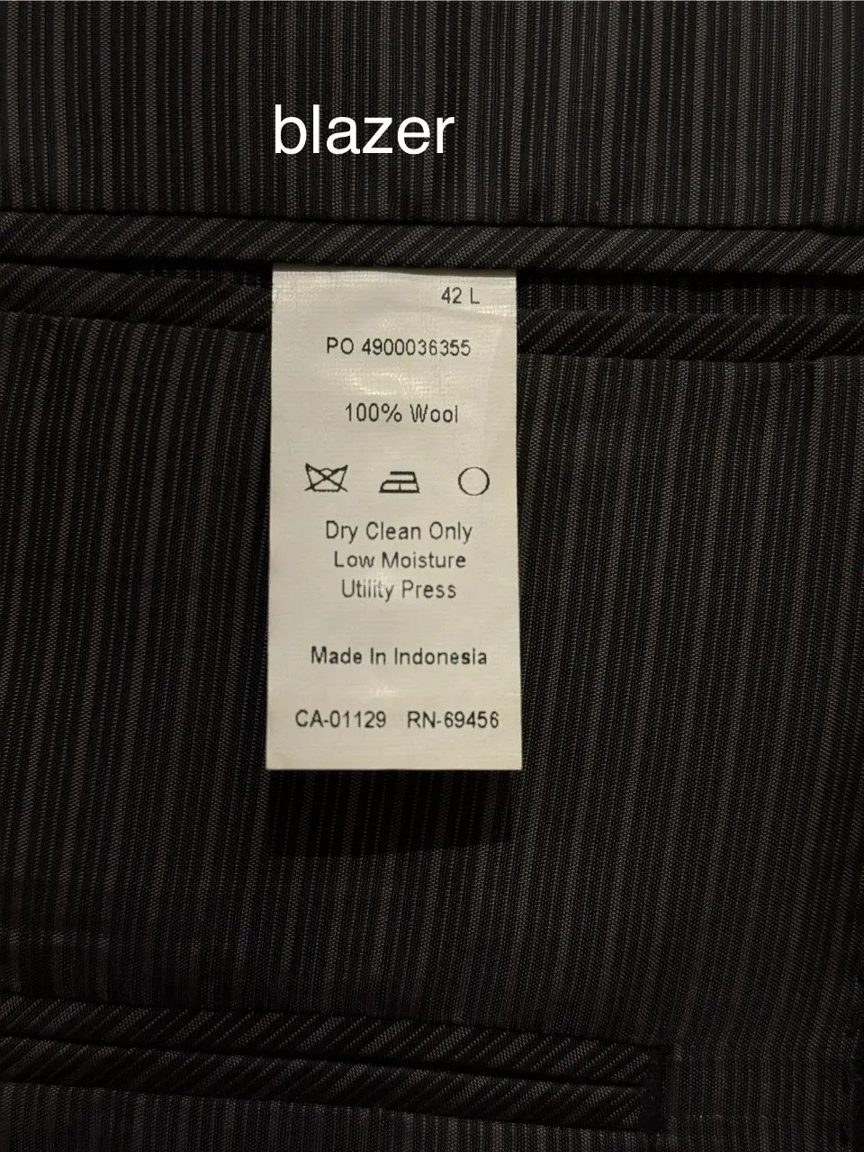 Traje Calvin Klein - Vista 3