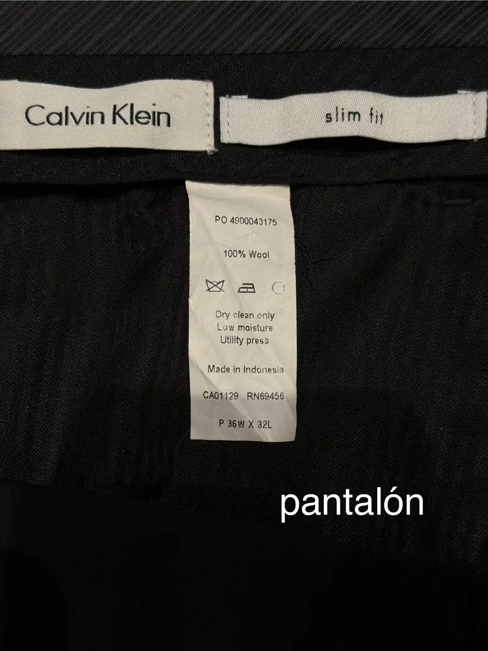 Traje Calvin Klein - Vista 5
