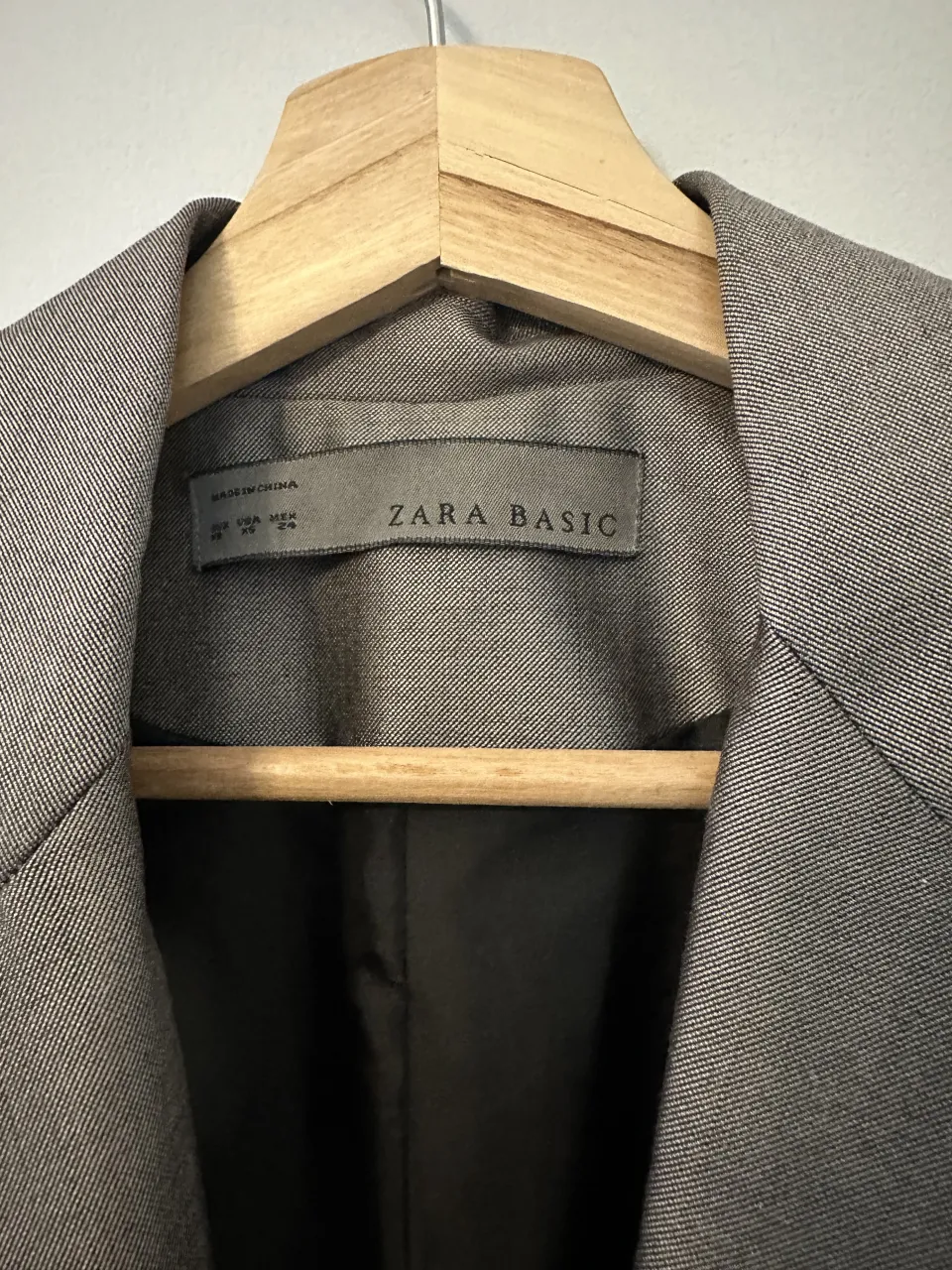 Blazer Zara Basic - Vista 3