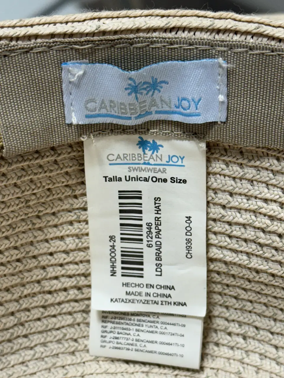 Sombrero CARIBBEAN JOY - Vista 3