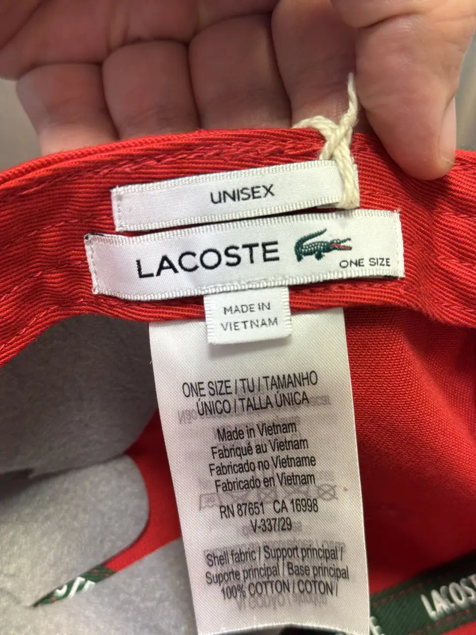 Gorra Lacoste - Vista 3