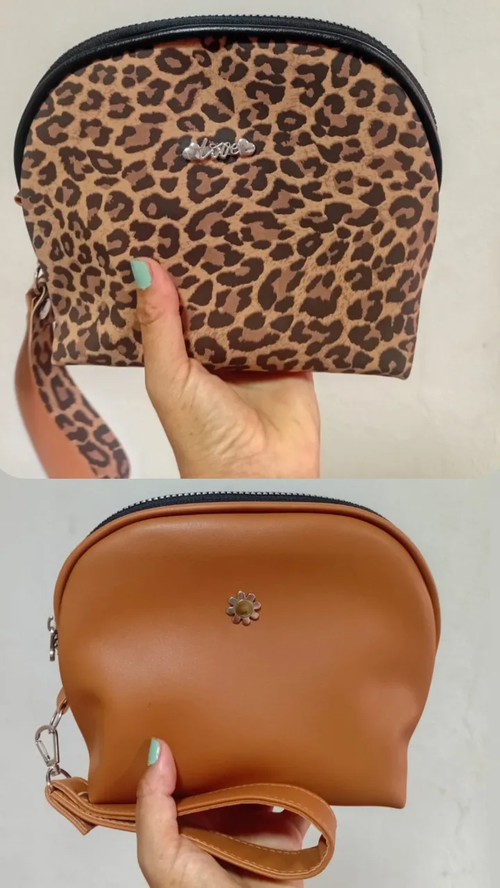 Neceser estampado animal print, ideal para organizar tus esenciales de maquillaje o viaje. Su diseño moderno y práctico lo convierte en el accesorio perfecto para llevar a todos lados.