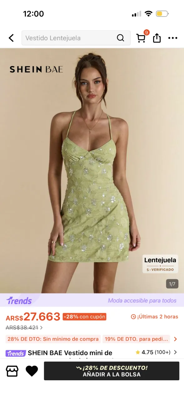 Vestido Shein bae - Vista 3