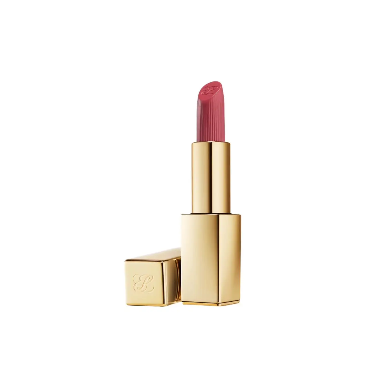Labial Estée Lauder Pure Color Lipstick Creme en tono 420 Rebellious Rose. Un labial cremoso y recargable con un color rosa rebelde. Ideal para un look sofisticado y duradero. SIN NINGÚN USO. VIENE CON SU CAJA ORIGINAL 