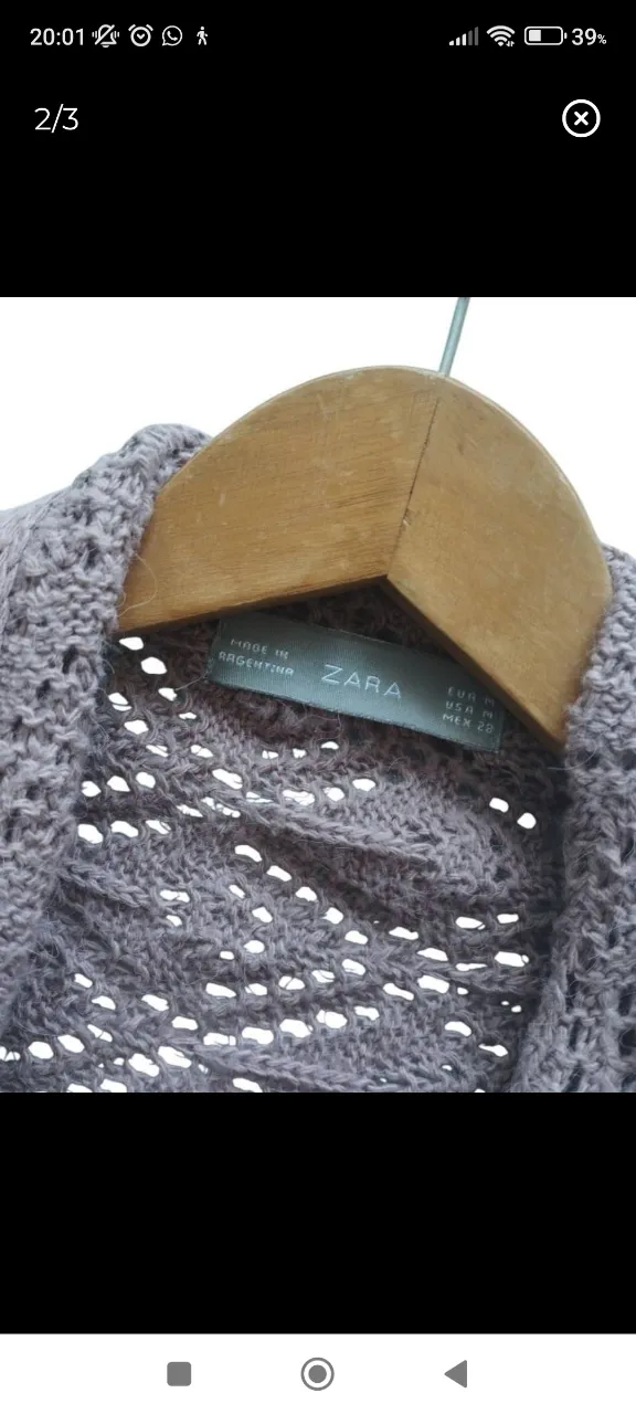 Cardigan Zara - Vista 2