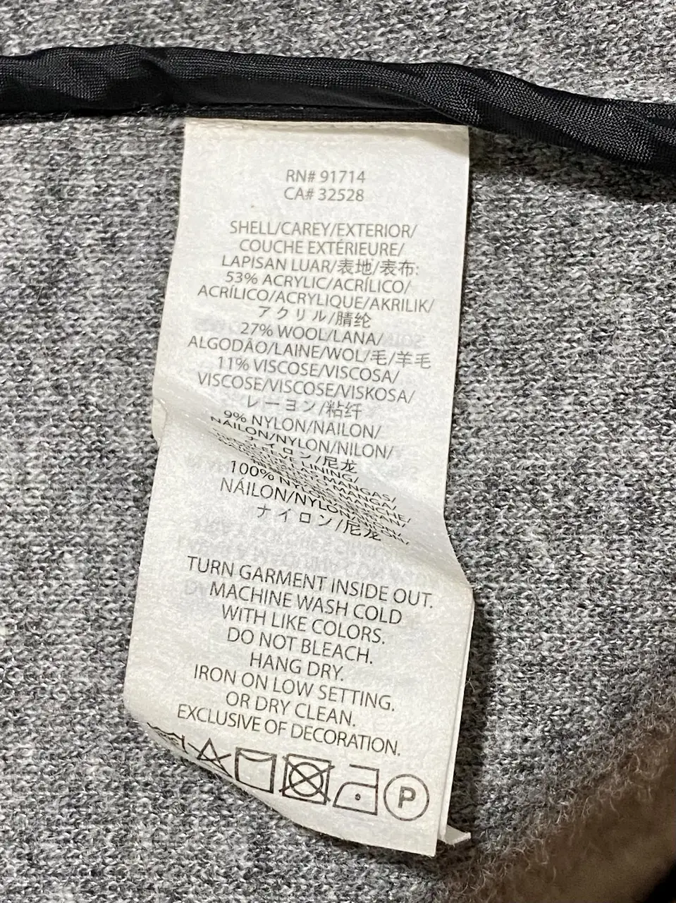 Tapado Armani Exchange - Vista 3