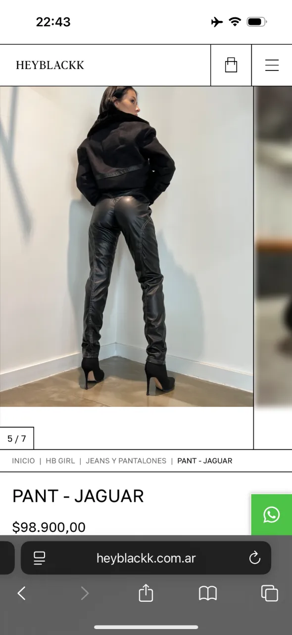 Pantalón Heyblackk - Vista 3