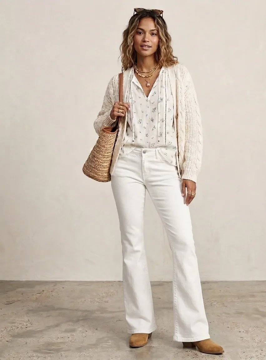 ¡Estilo boho chic  Con un corte acampanado que evoca la moda de los 70s y detalles desgarrados que le dan un toque rebelde, son perfectas para crear looks cancheros y originales. Ideales para sentirte cómoda y a la moda.