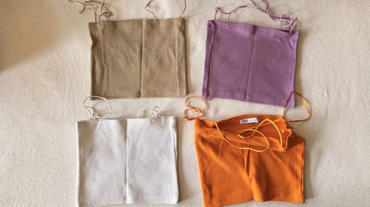 Tops Zara
-muy lindos y muy buena calidad 