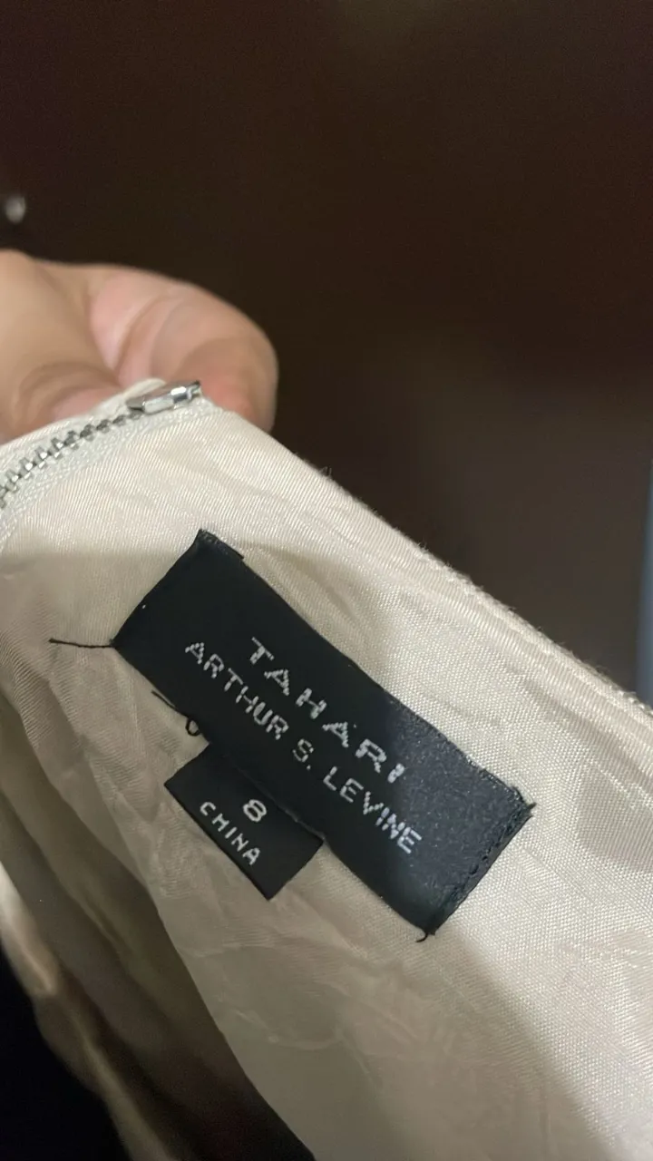 Vestido Tahari arthur s. levine - Vista 3