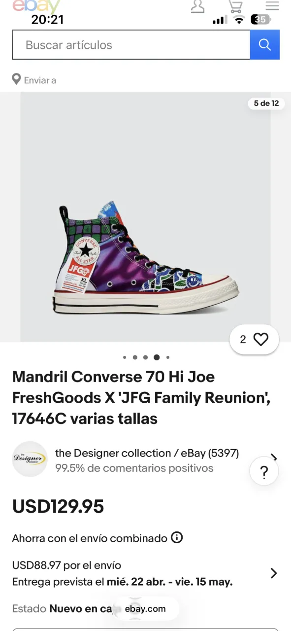 Zapatillas Converse - Vista 5