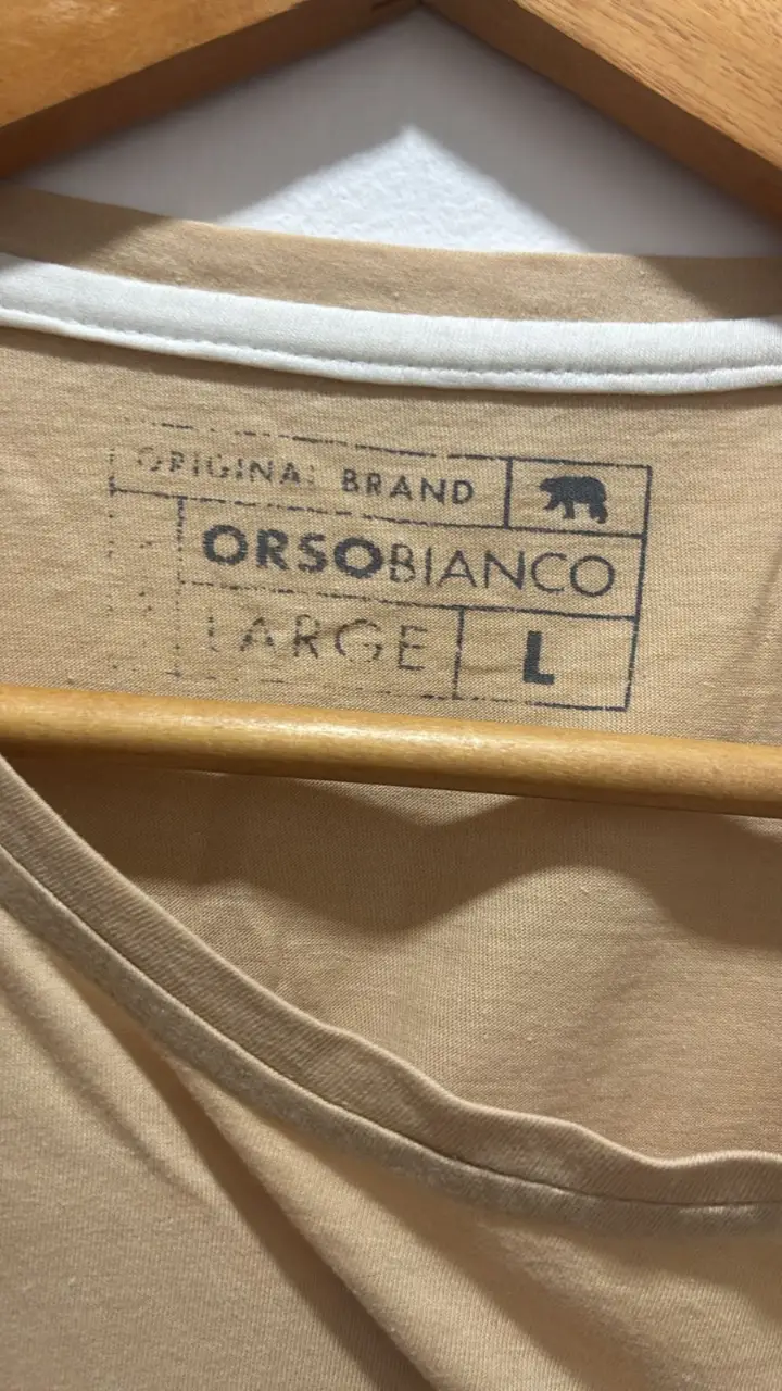 Remera Orso bianco - Vista 2