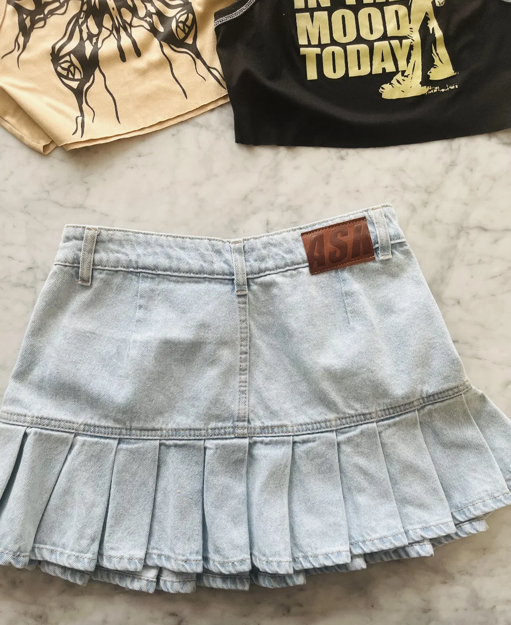 Pollera Ask denim - Vista 3