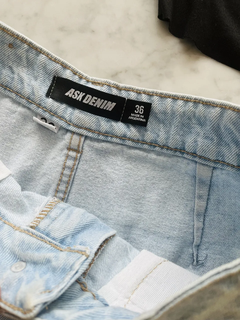 Pollera Ask denim - Vista 2