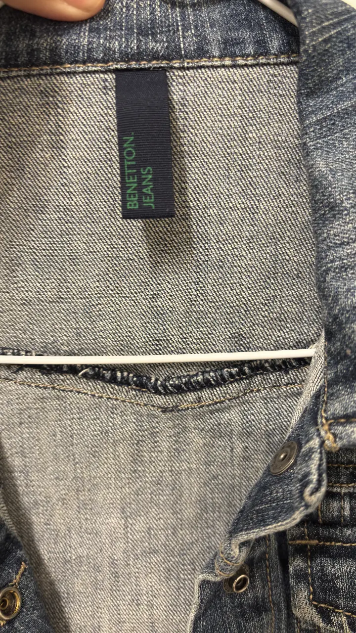 Campera de jean Benetton - Vista 3
