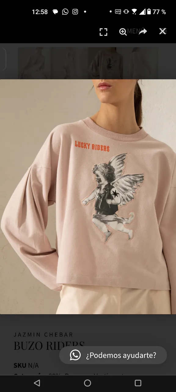 Buzo Jazmín Chebar - Vista 2