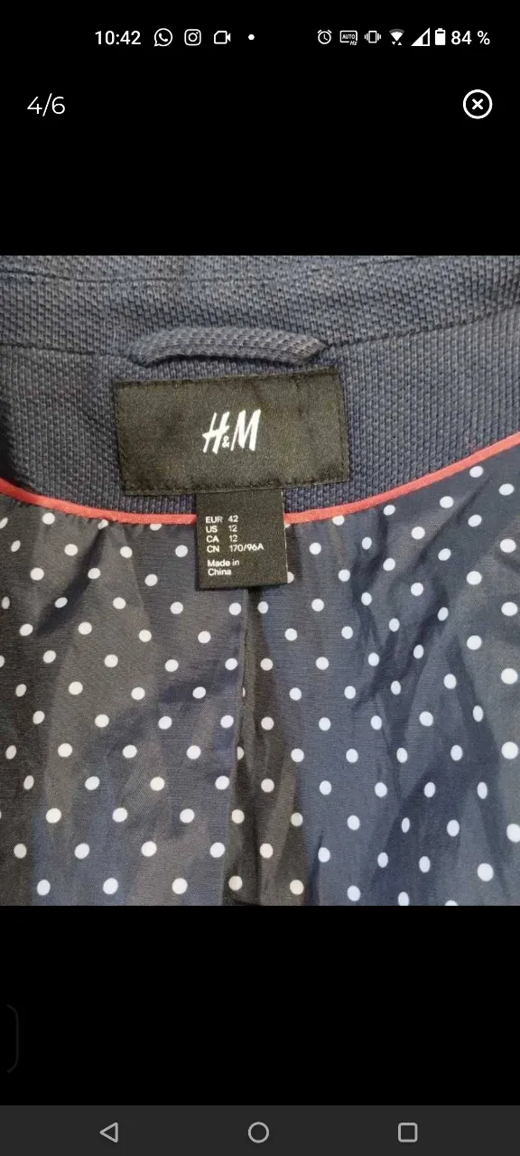 Blazer H&M - Vista 4