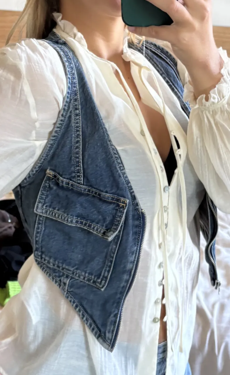 Chaleco Bershka - Vista 4