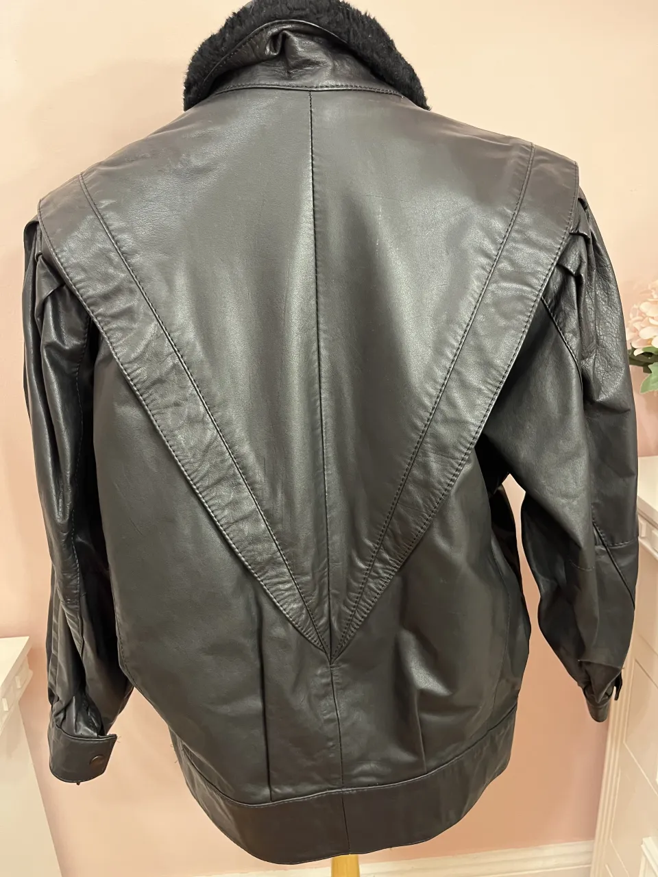 Campera Cuero industria argentina - Vista 3