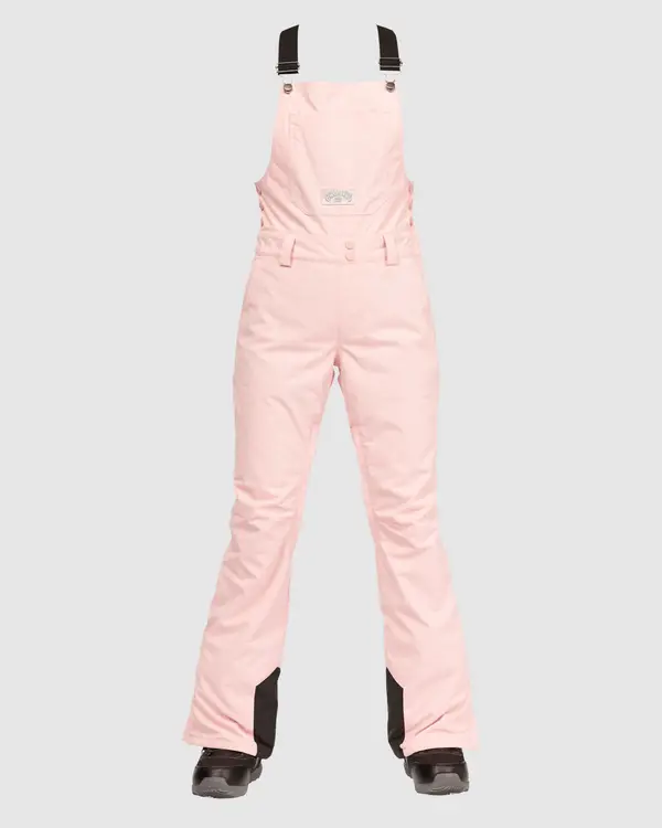 Enterito de esquí para mujer en color rosa. Ideal para la nieve, con tirantes ajustables y detalles funcionales.