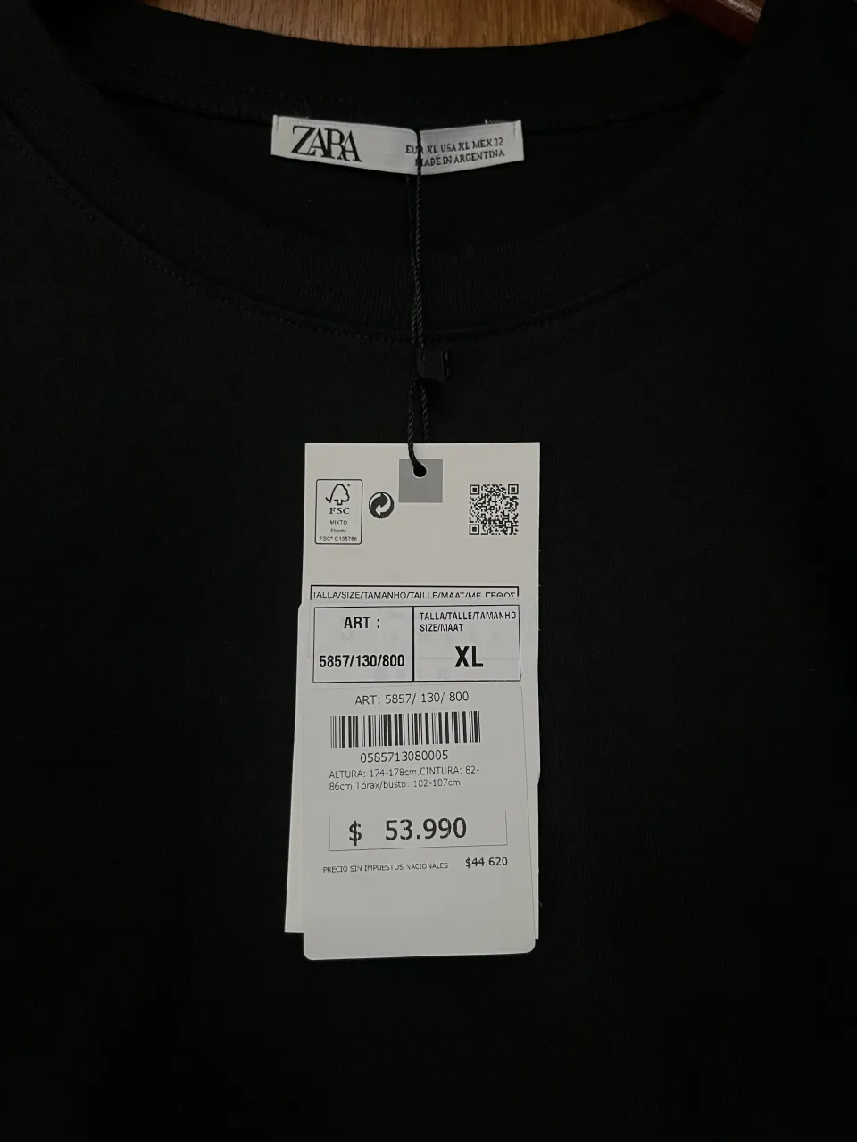 Remera Zara - Vista 3