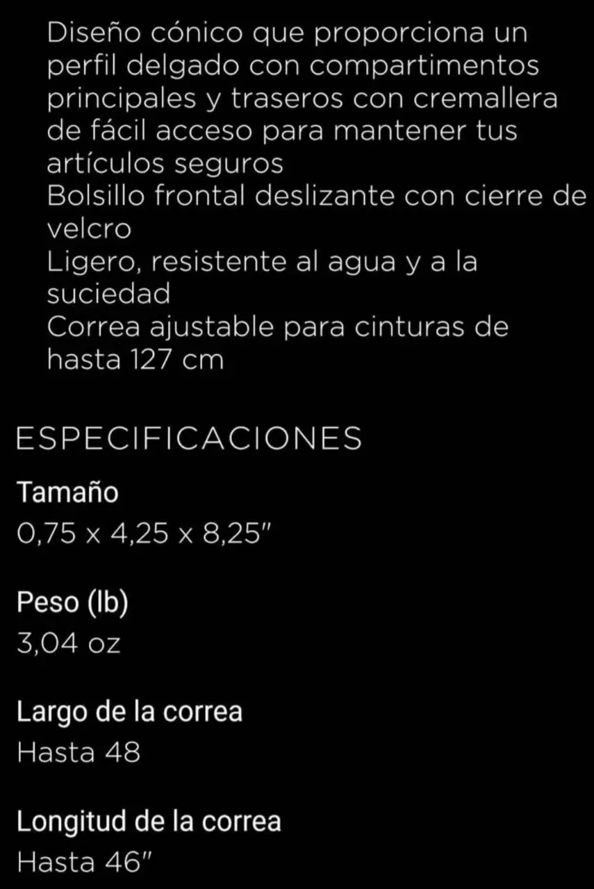 Riñonera Travelon - Vista 4