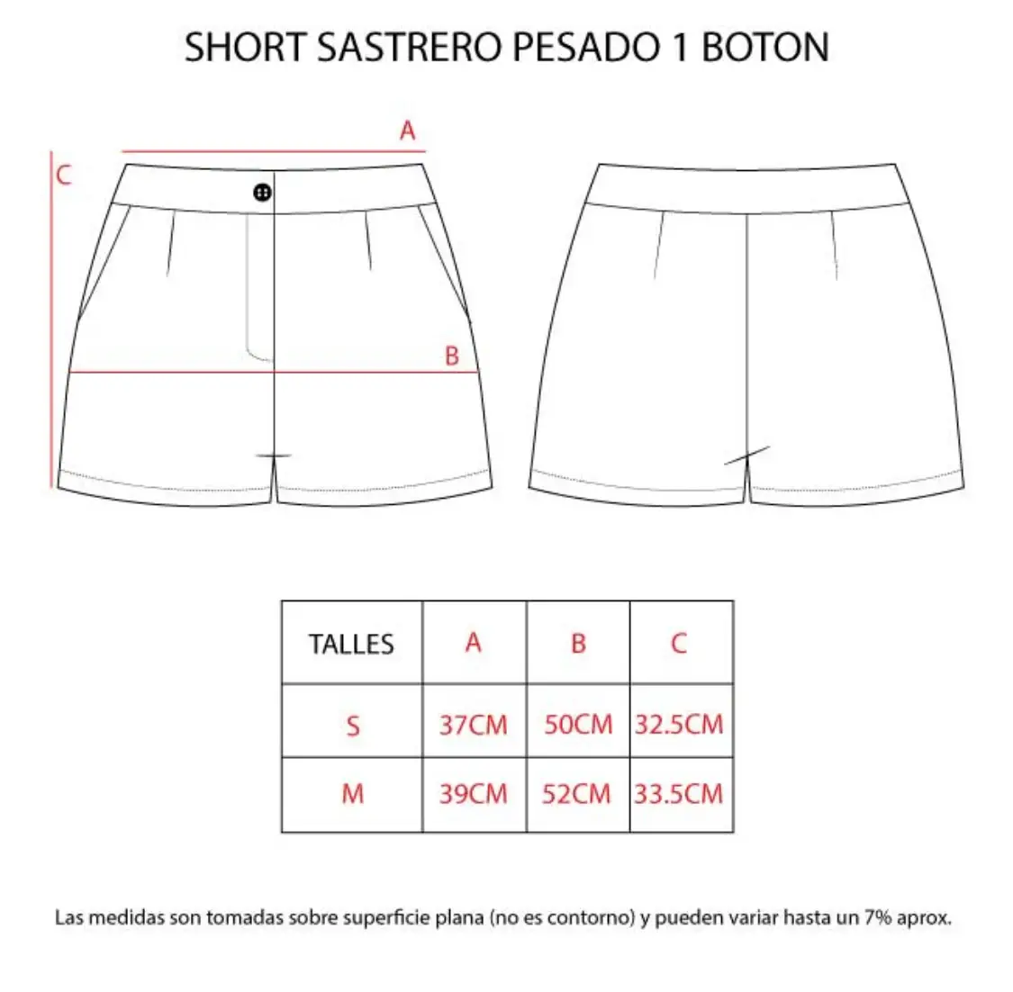 Short Sin marca - Vista 6
