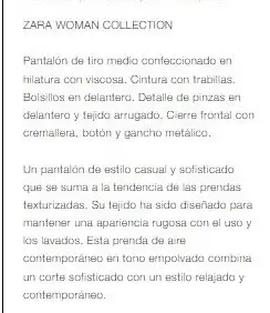 Pantalón Zara - Vista 6