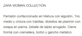 Pantalón Zara - Vista 5