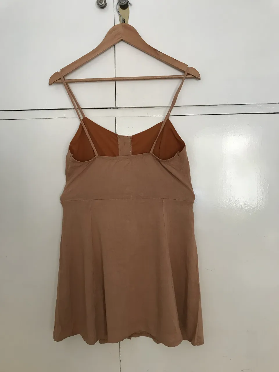 Vestido Beige - Vista 3