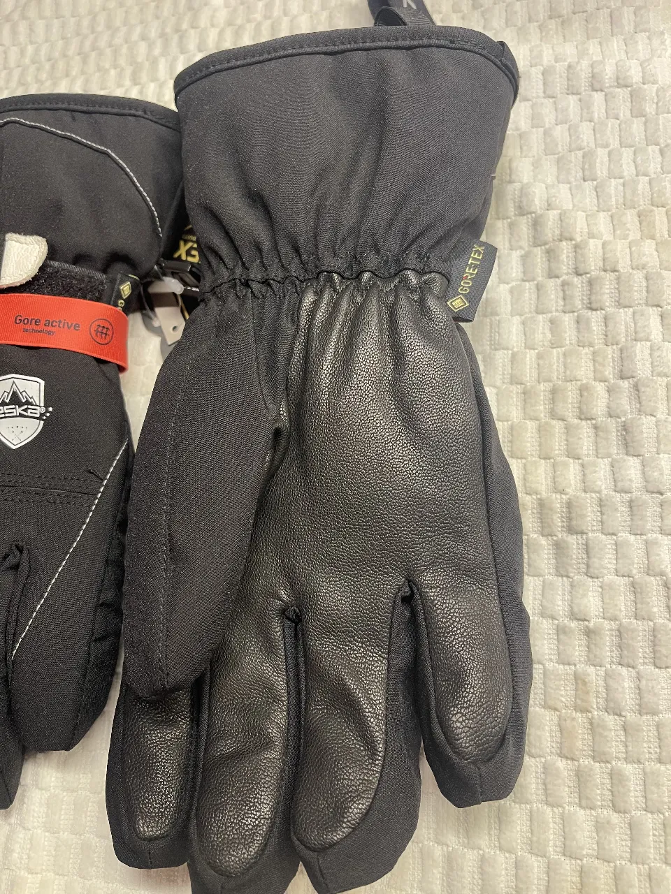 Guantes de esquí Gore-Tex para mujer, color negro, talle XL. Marca Eska.