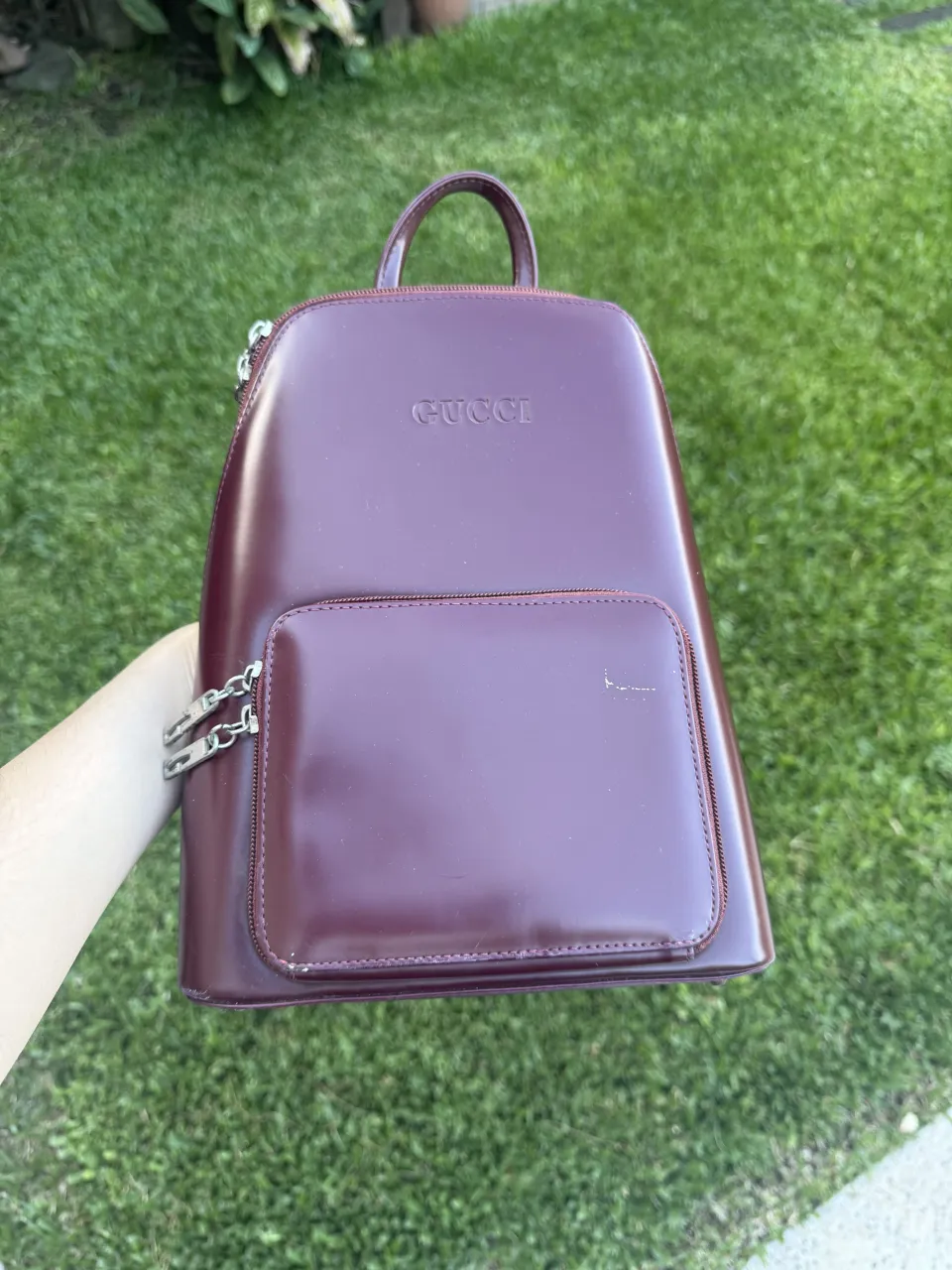 mochila inspirada/ similar  en gucc