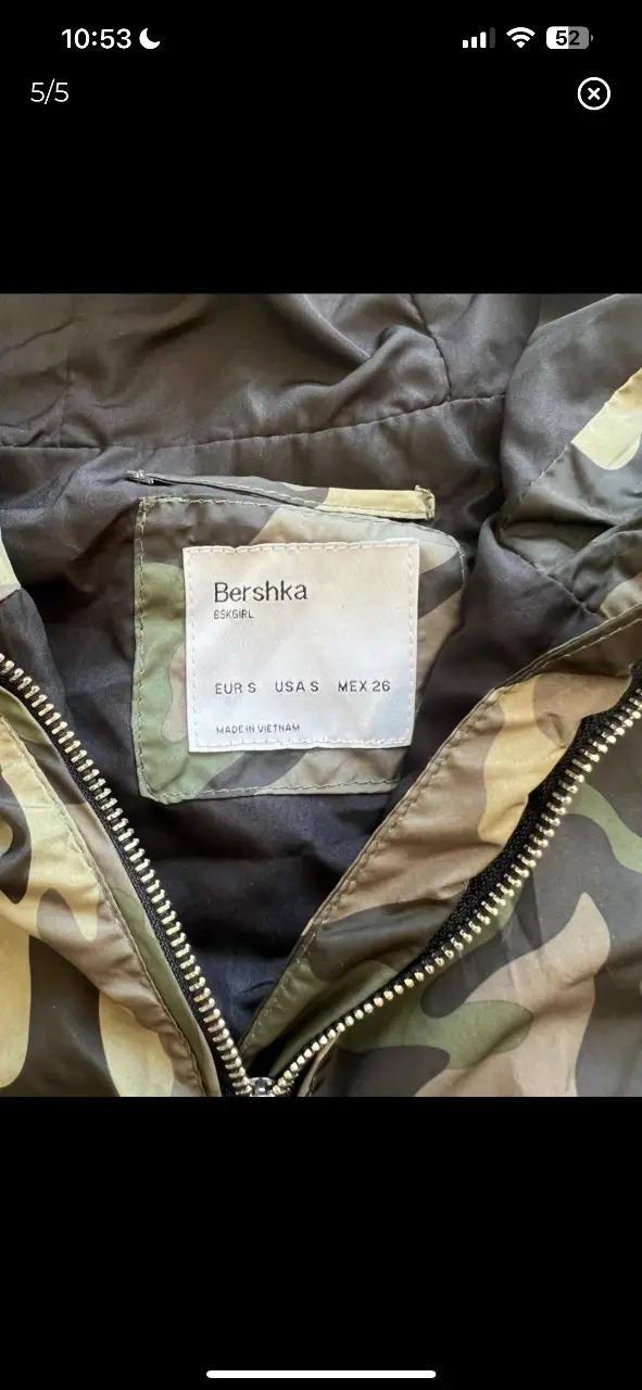 Campera Bershka - Vista 5
